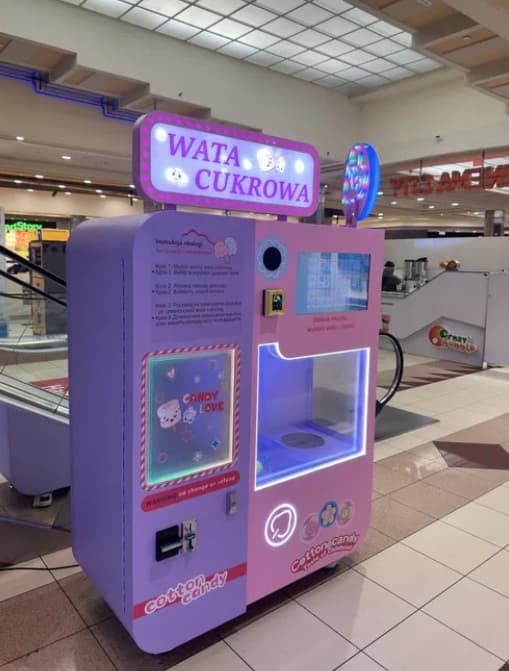 Automat do robienia waty cukrowej / biznes / inwestycja