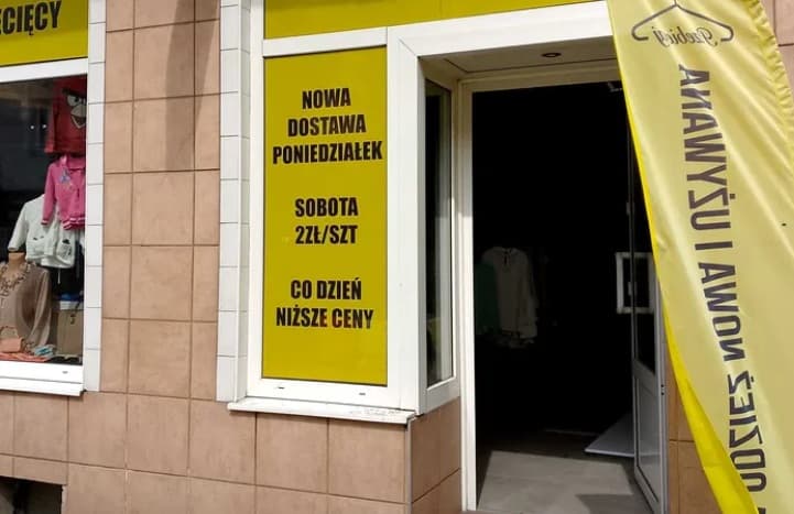 Sprzedam Biznes Gotowy do działania ODZIEZ UŻYWANA I NOWA