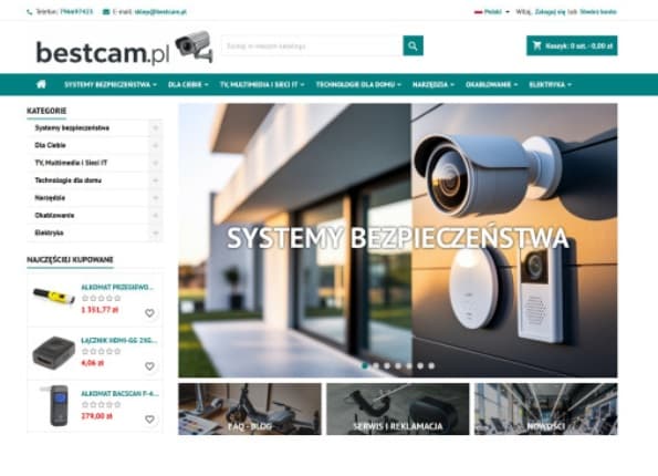 BestCam.pl – 12.000 produktów – Systemy bezpieczeństwa – Technologia dla domu – Elektronika i Elektryka
