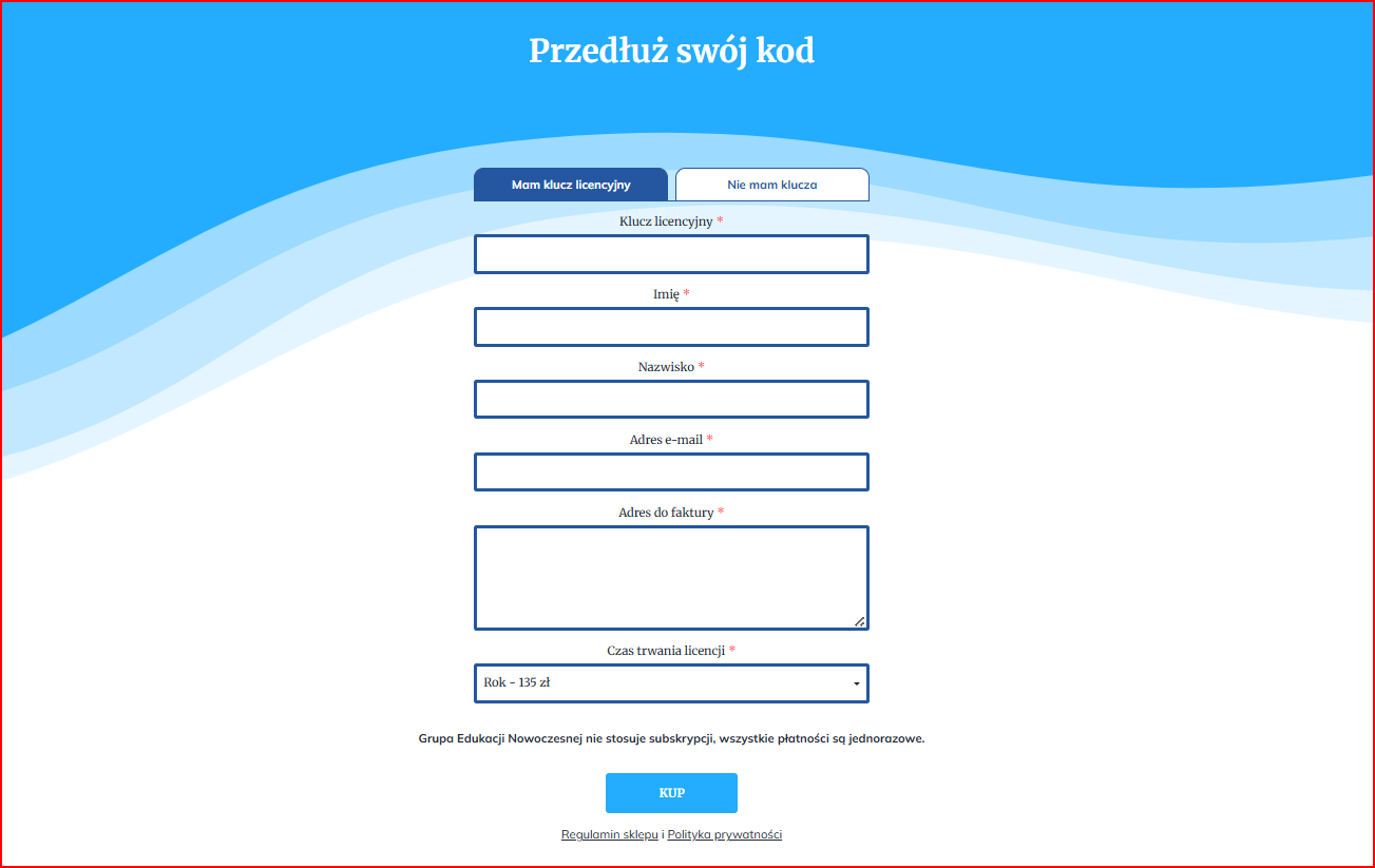 Firma Edukacyjna GEN - Aplikacja "Oczami Dziecka", Panel Licencyjny i Prawa Autorskie. - 5