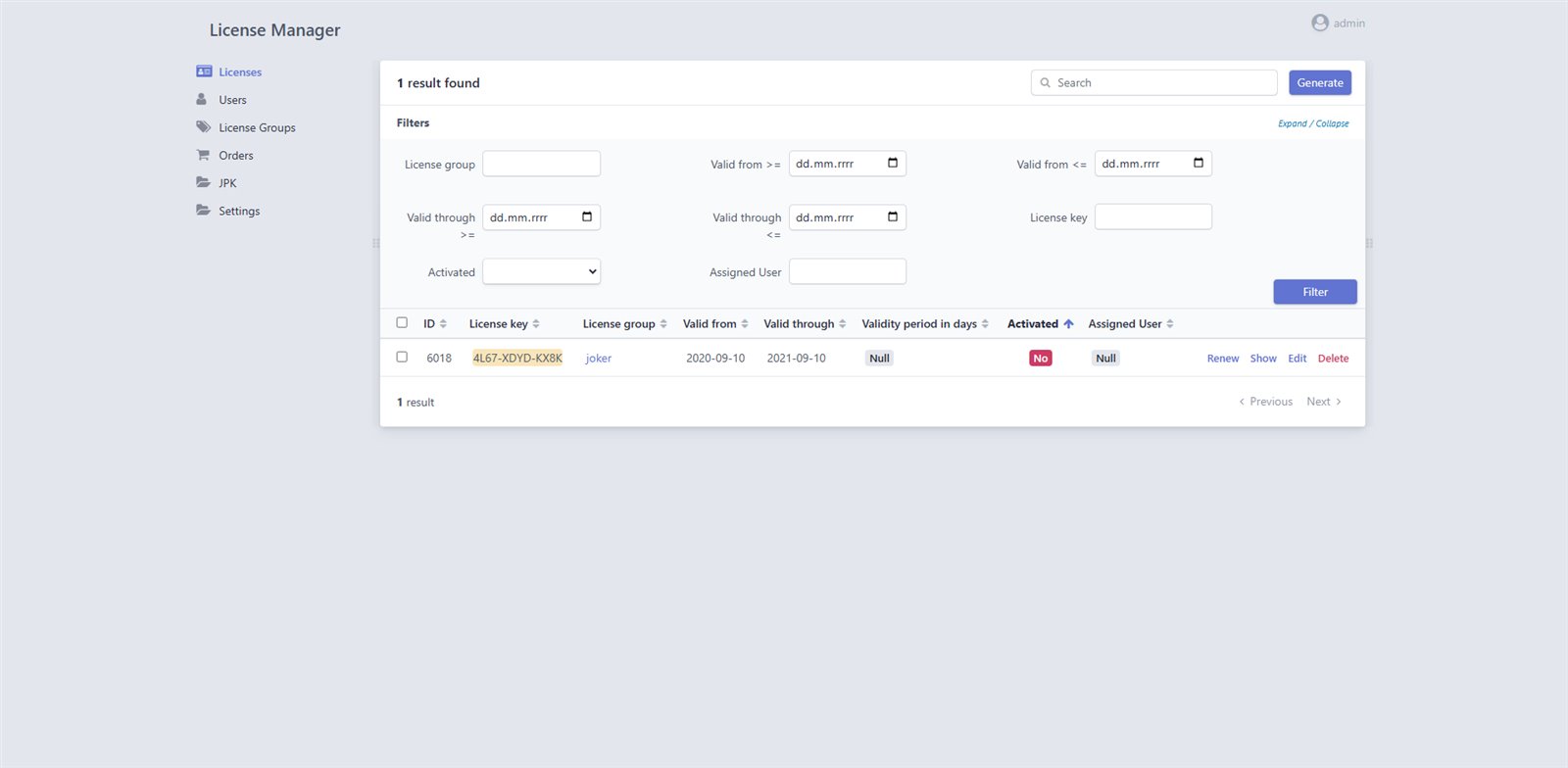 Firma Edukacyjna GEN - Aplikacja "Oczami Dziecka", Panel Licencyjny i Prawa Autorskie. - 1